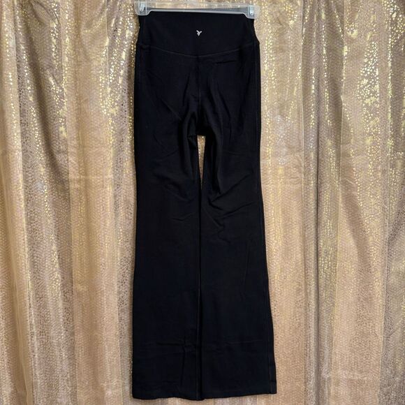 Old Navy Active Black Extra High-Waisted PowerChill Slim Boot-Cut Pants XS - Picture 2 of 9